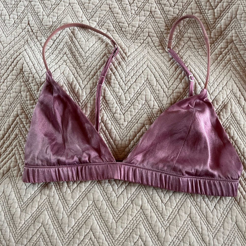 Lucia LaFerme Silk Bra